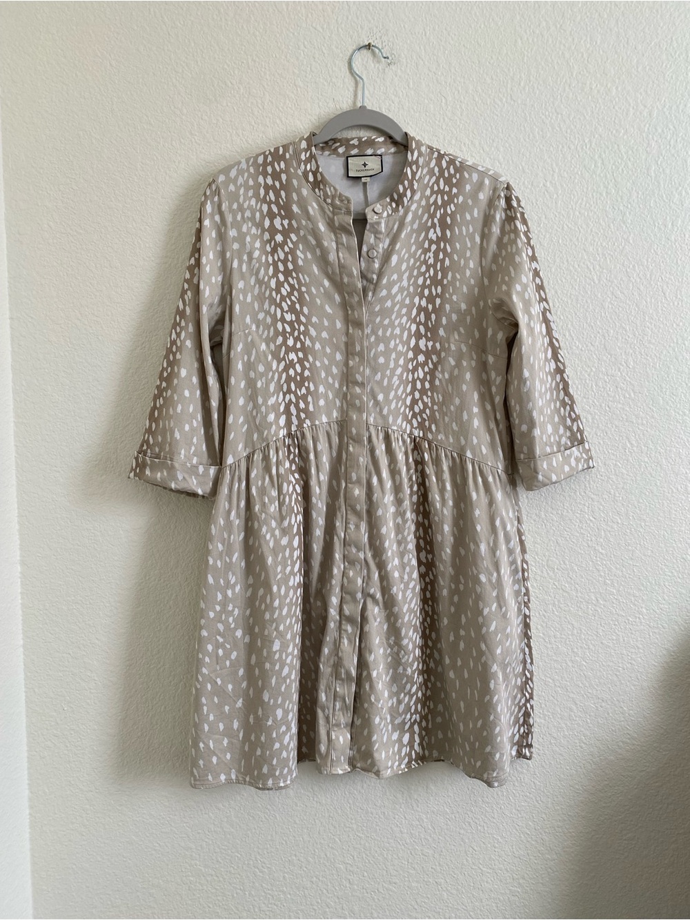 Tuckernuck Antelope Royal Shirt Dress Fawn